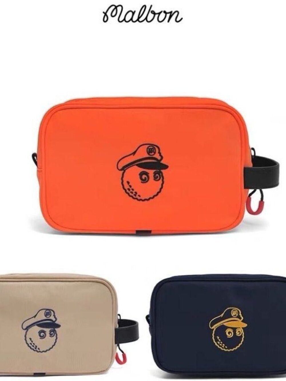 Malbon Golf Waterproof Clutch Handbag Portable Storage Pouch Small Ball Bag